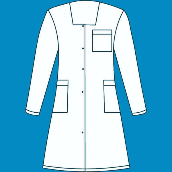 Blouse col carre femme – Image 3
